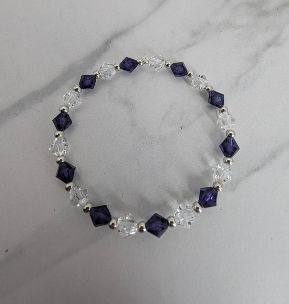 Purple Crystal Bracelet