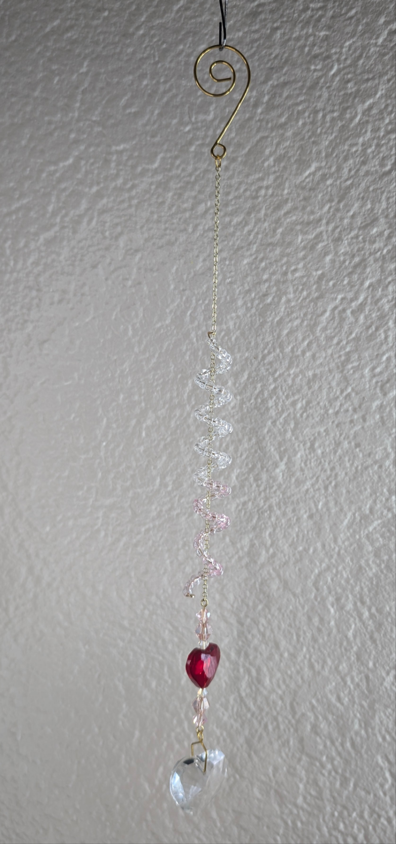 Double Heart Suncatcher