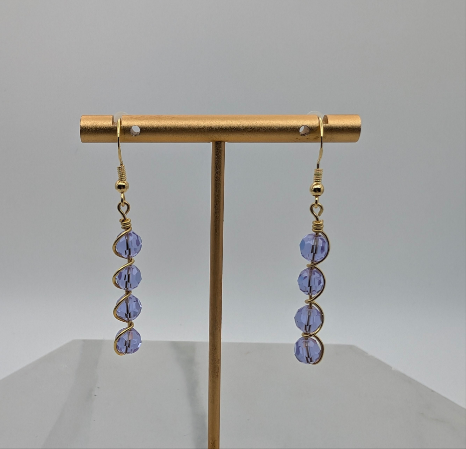 Lilac Dangle Earrings