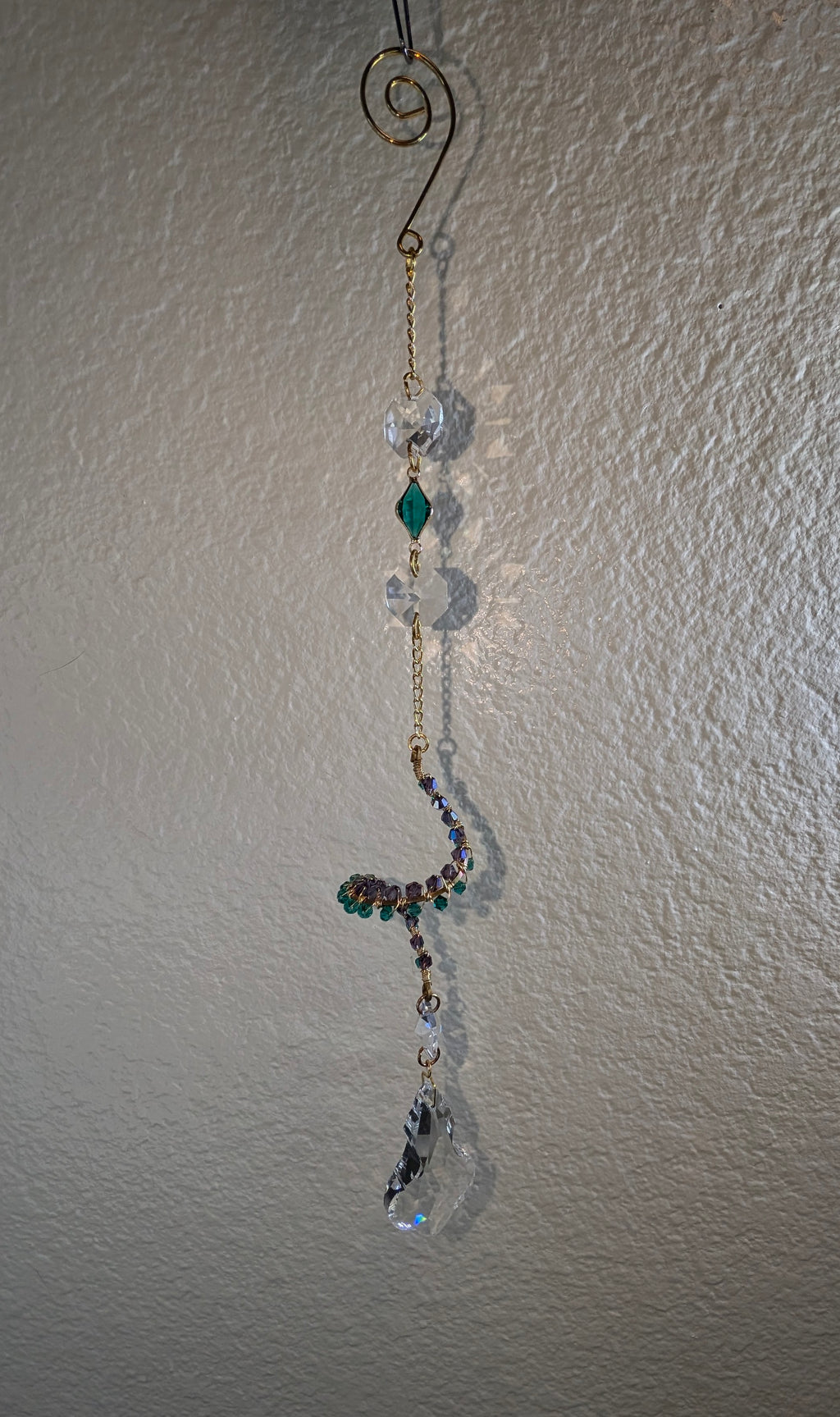 Green and Purple Suncatcher