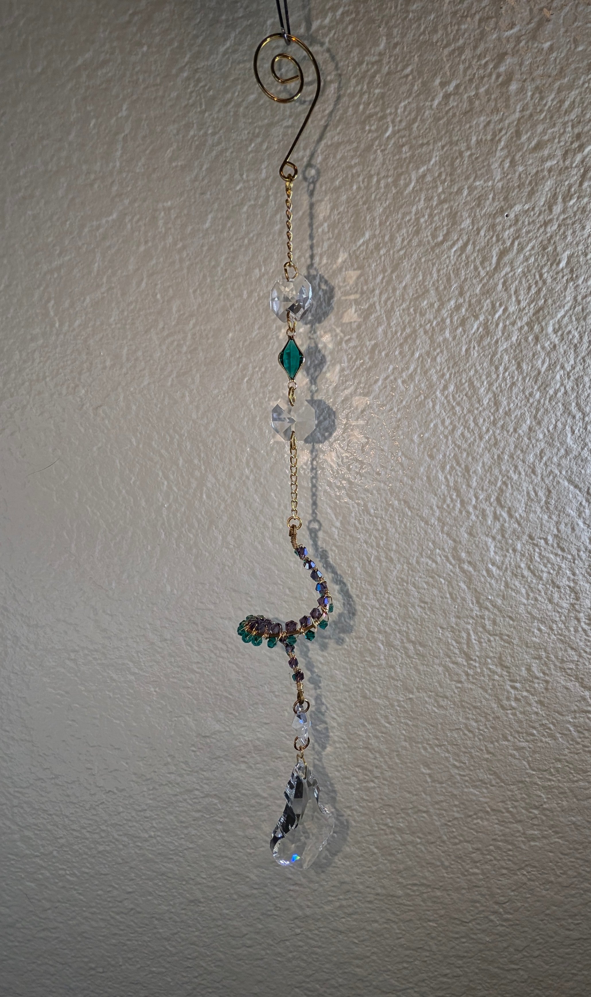 Green and Purple Suncatcher