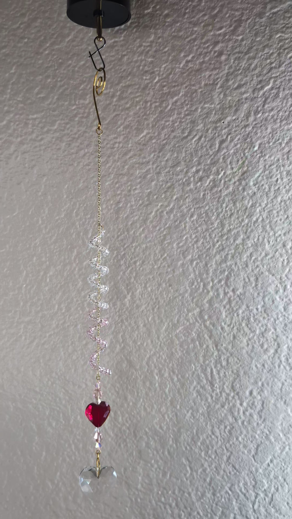 Double Heart Suncatcher