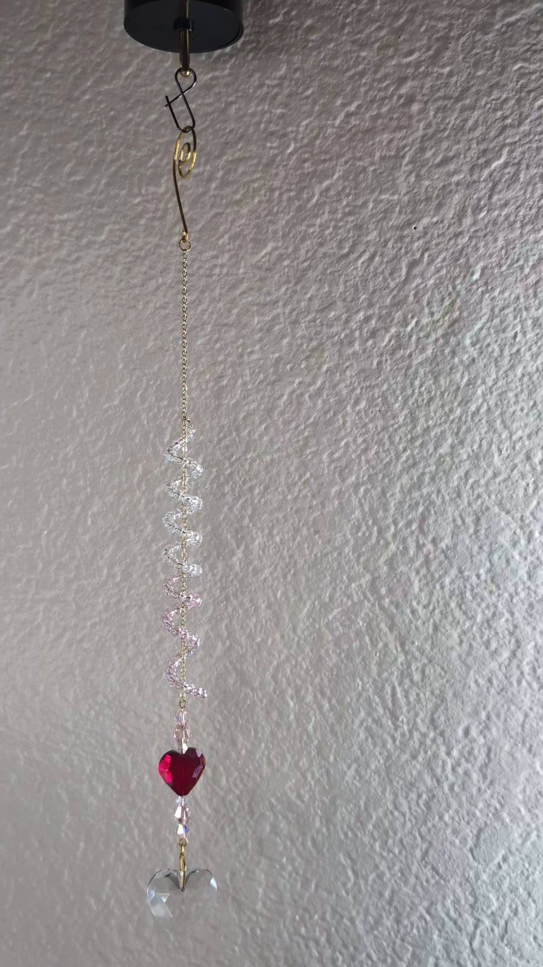 Double Heart Suncatcher