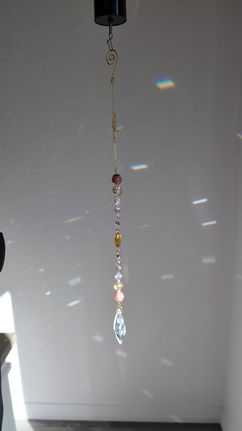 Gold the Tree of Life with Butterflies  Suncatcher