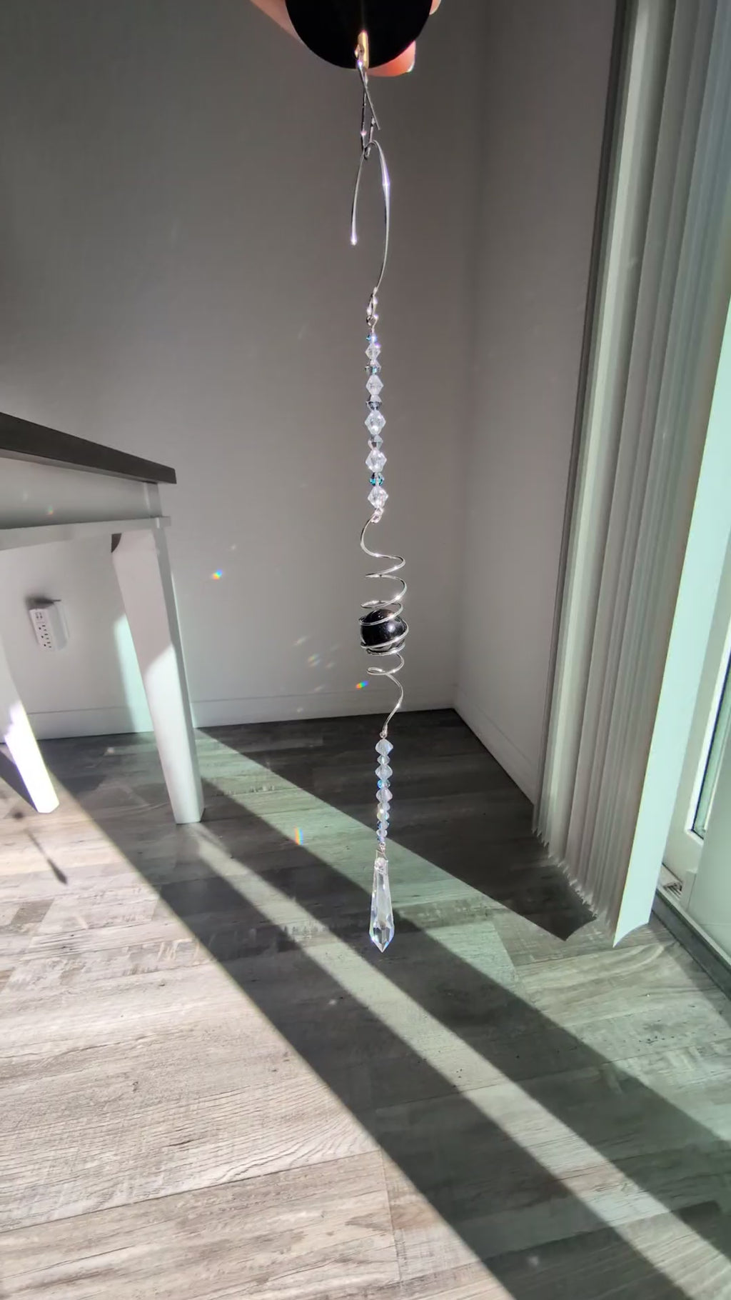Silver Twist Suncatcher