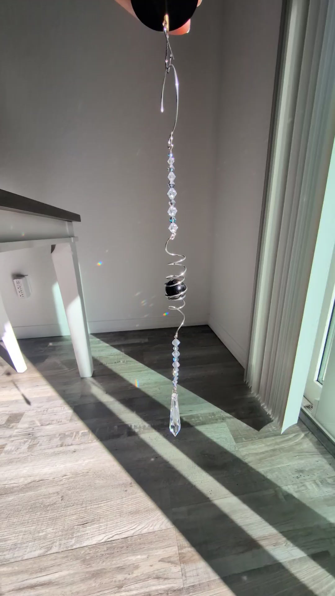 Silver Twist Suncatcher