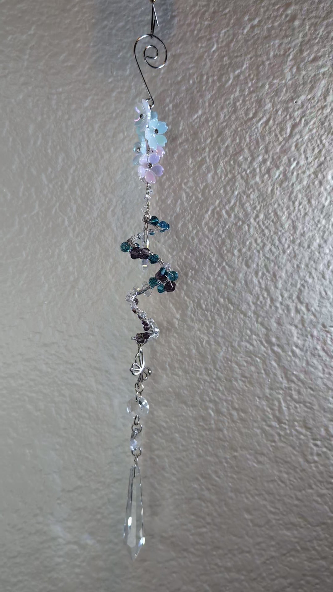 Butterfly floral twist suncatcher