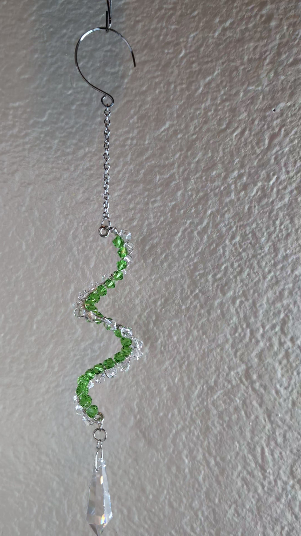 Silver Twist Suncatcher