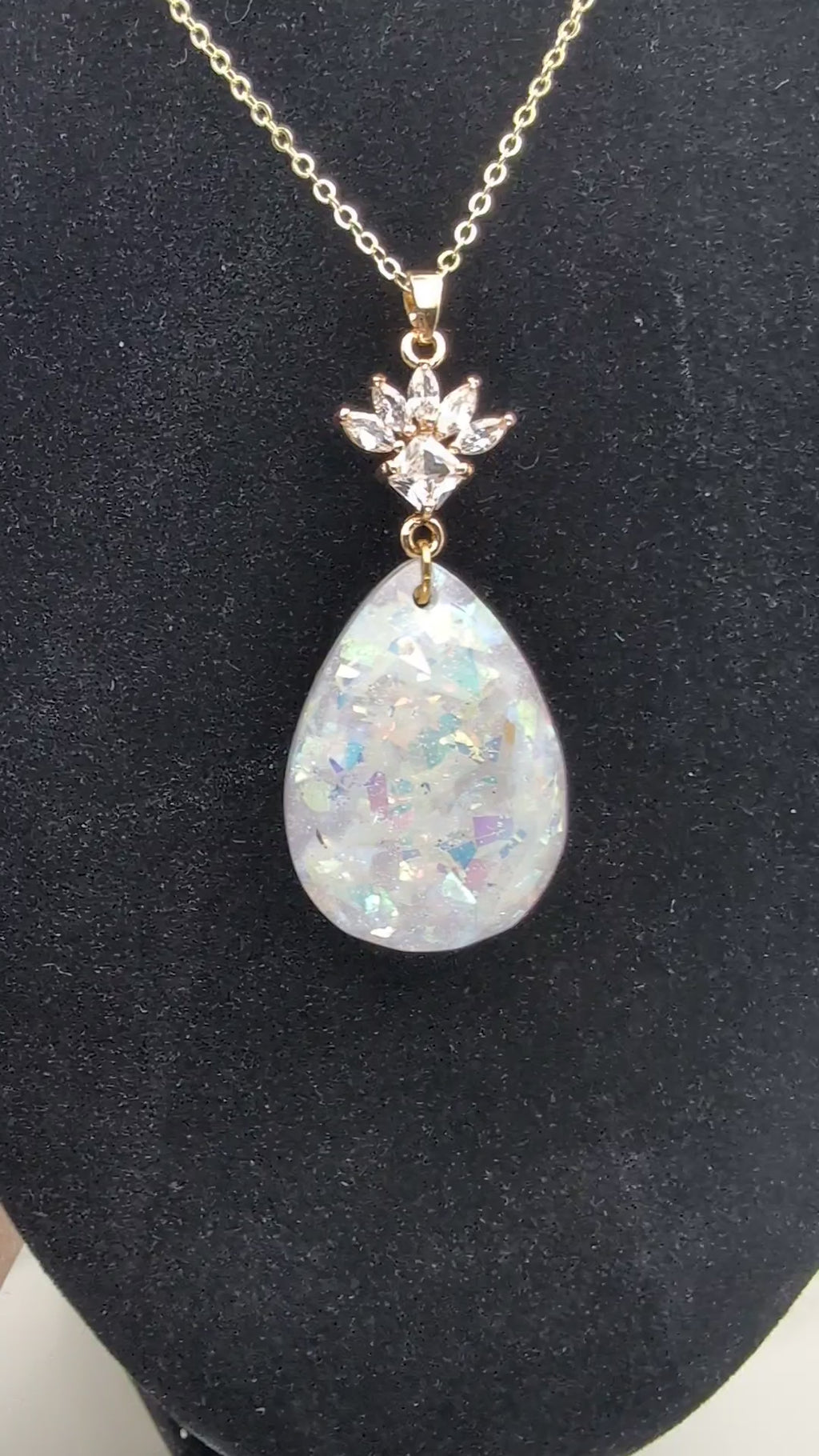 Opal Cubic Zirconia Necklace