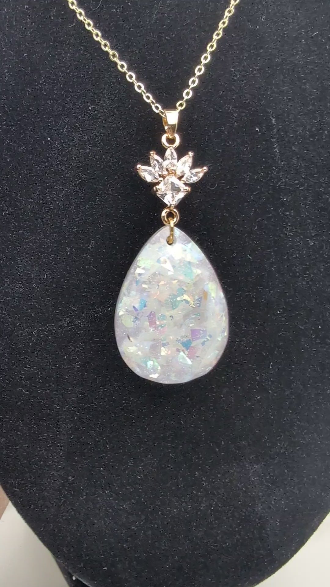 Opal Cubic Zirconia Necklace