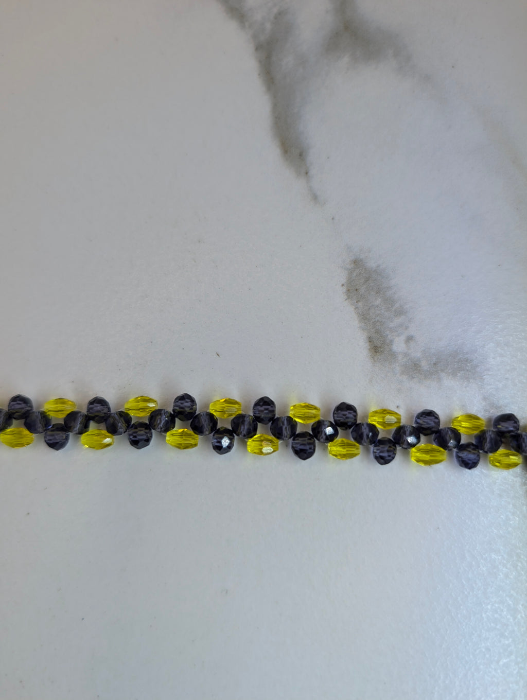Yellow Beaded Bracelet