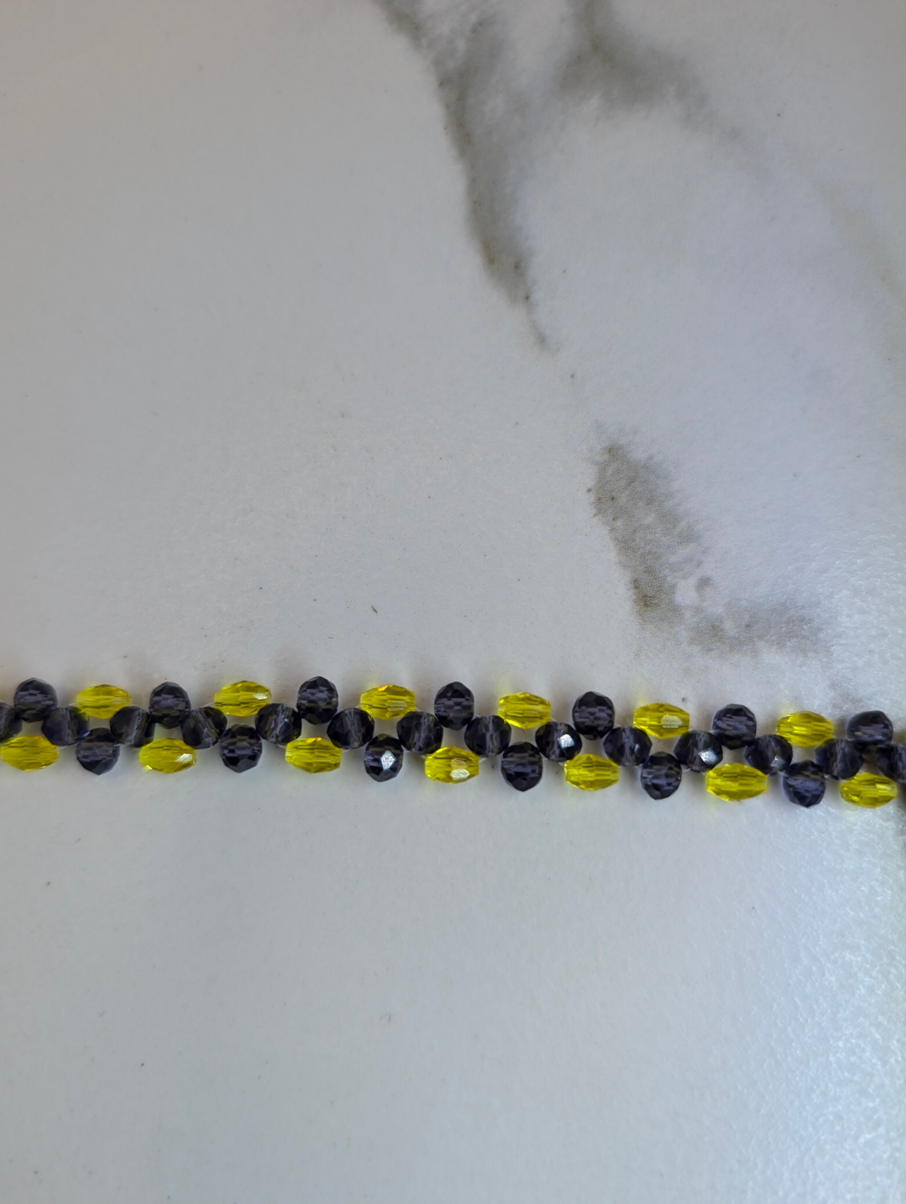 Yellow Beaded Bracelet