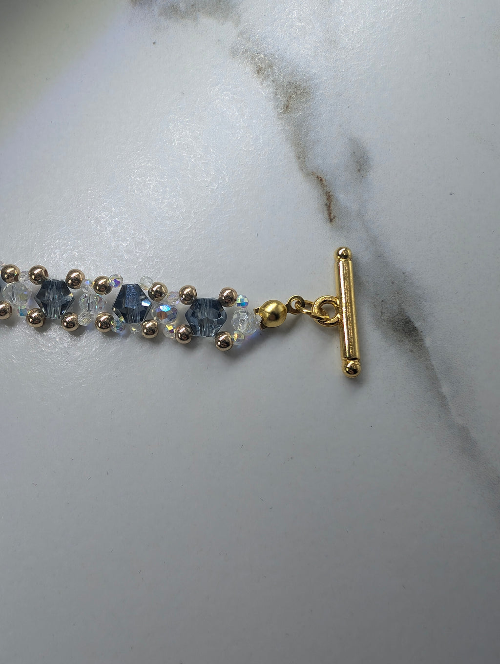 Violet Beaded Bracelet