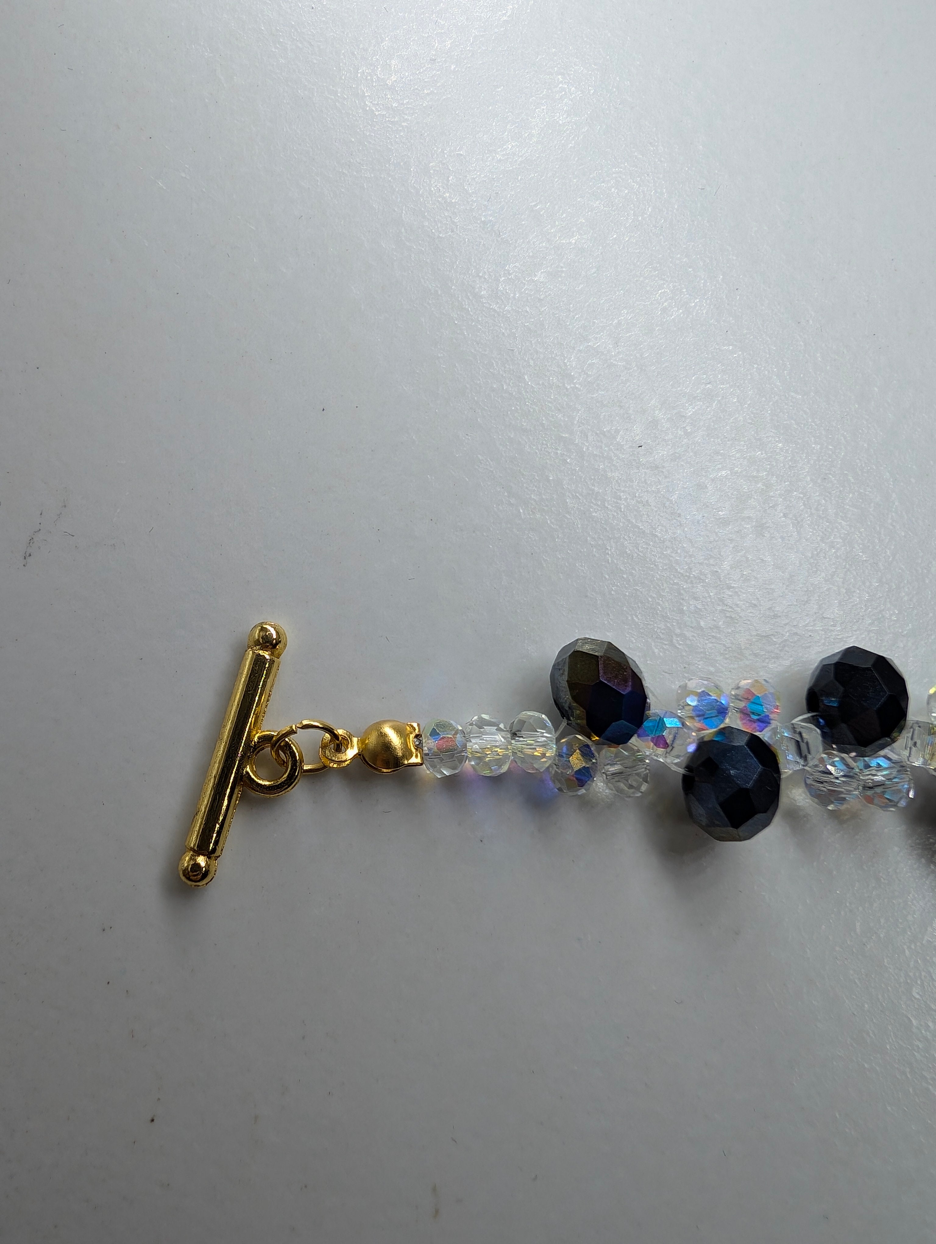 Black Beaded Bracelet