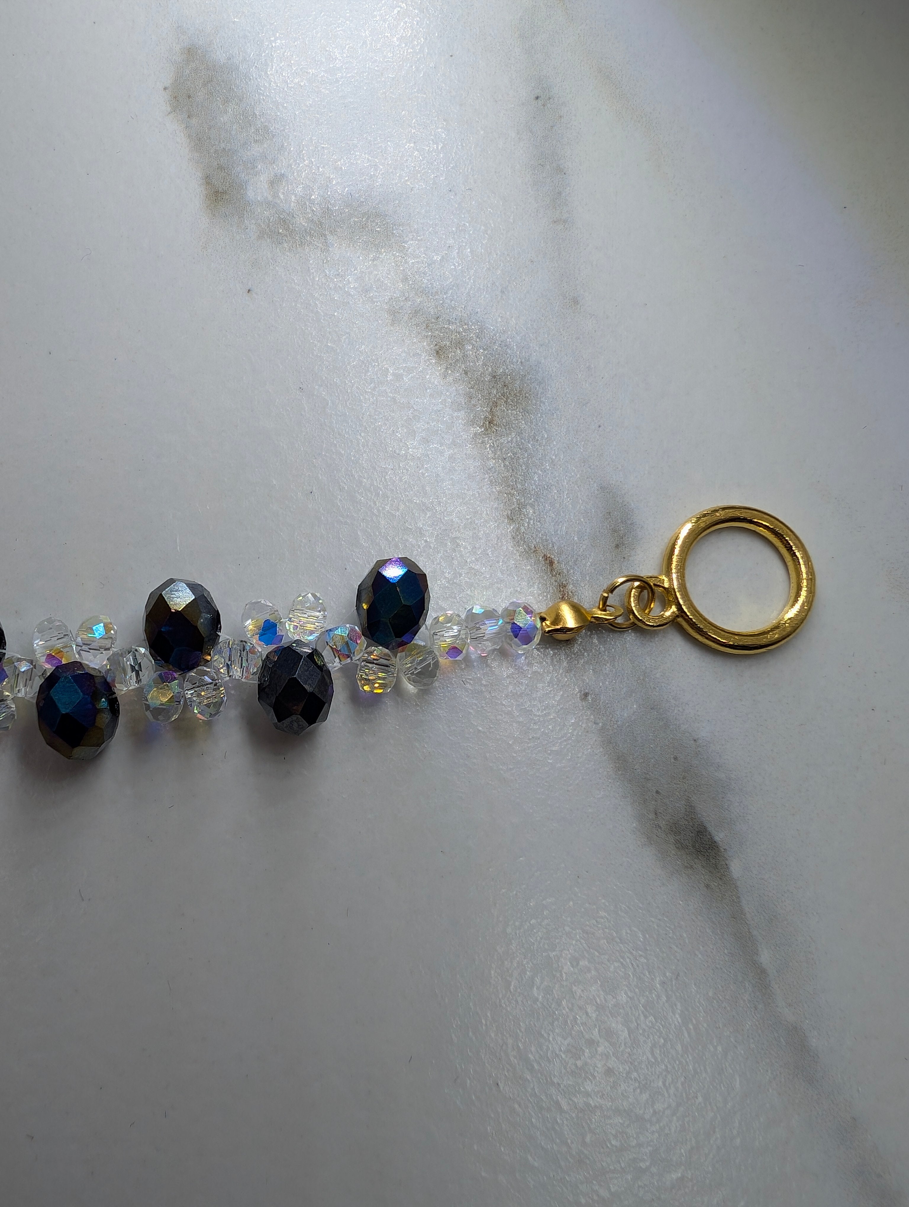 Black Beaded Bracelet