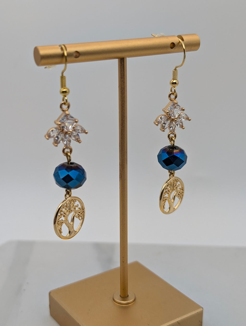 Gold Tree Of Life Earrings