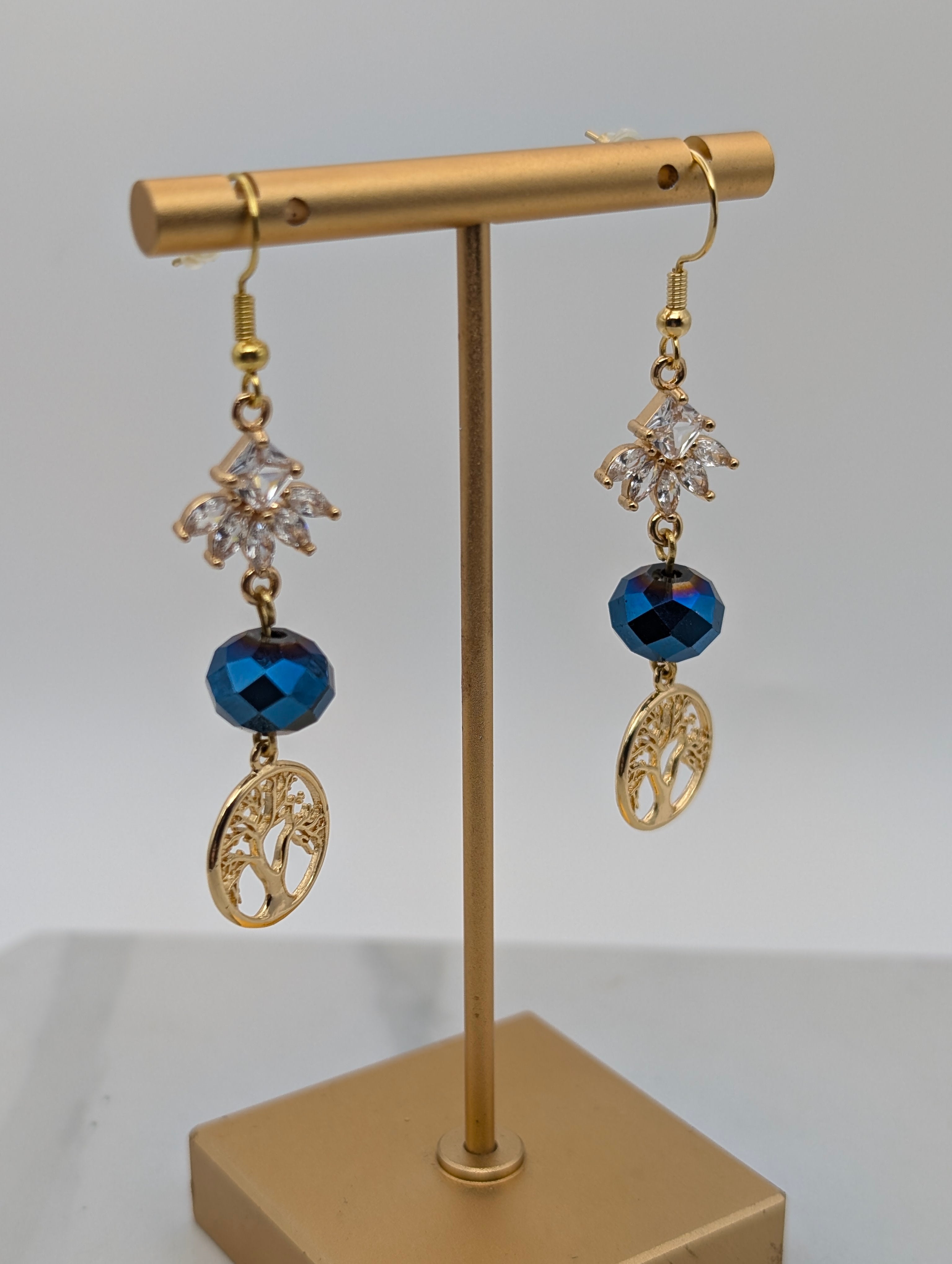 Gold Tree Of Life Earrings