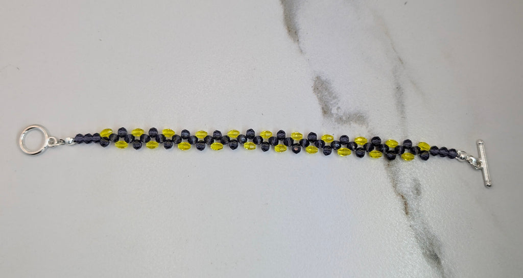 Yellow Beaded Bracelet