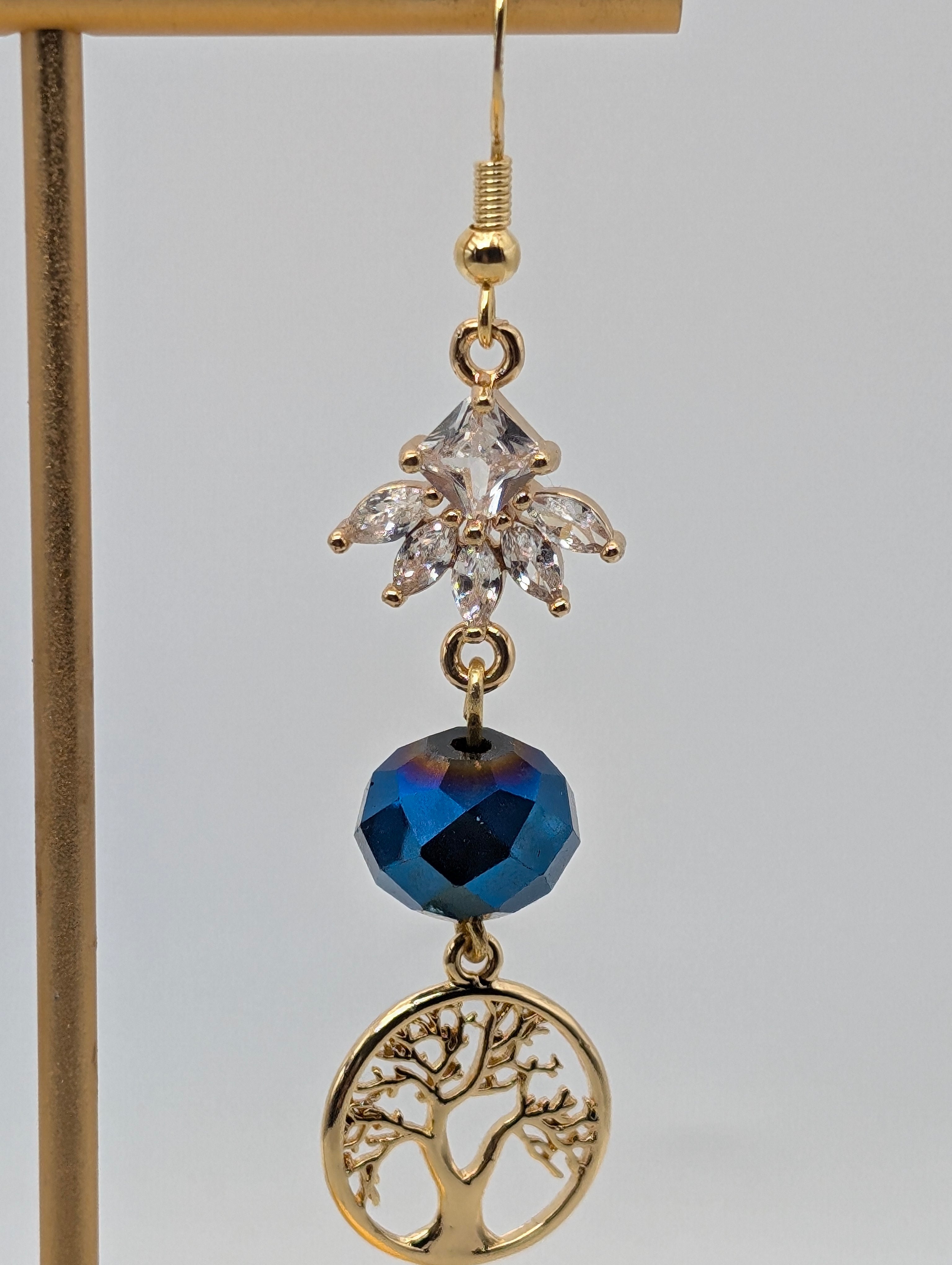 Gold Tree Of Life Earrings