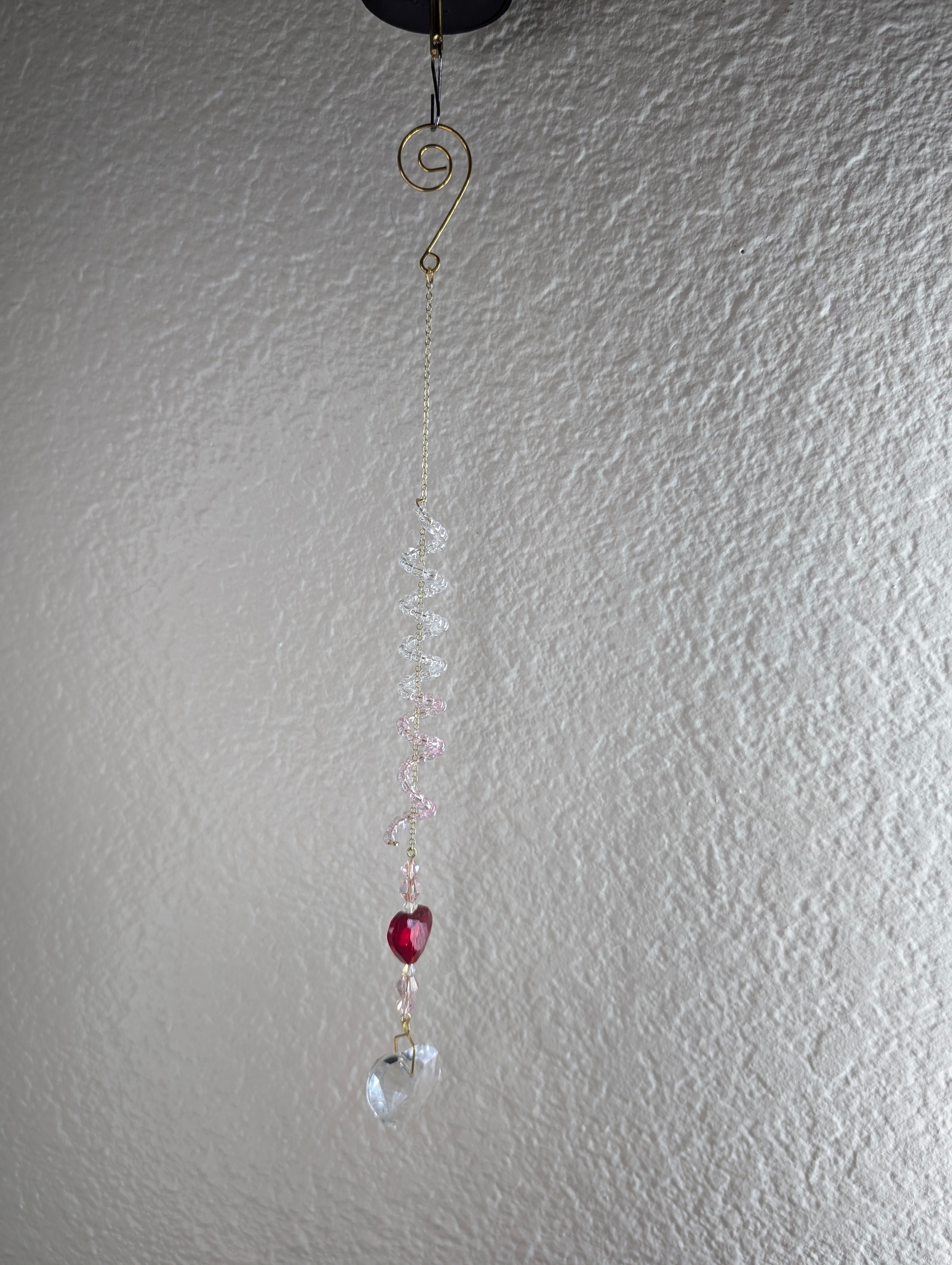 Double Heart Suncatcher