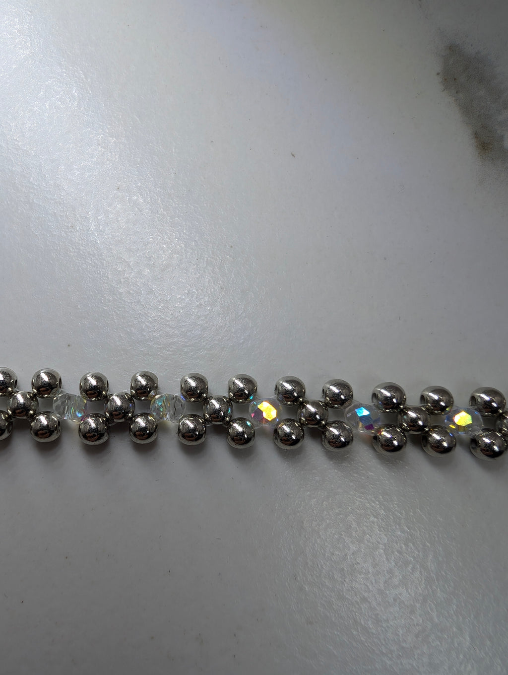 Silver Beaded Bracelet