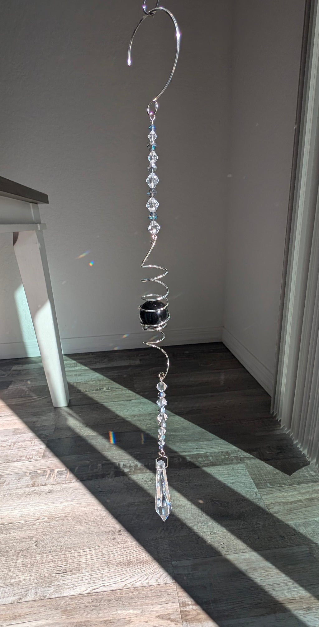 Silver Twist Suncatcher