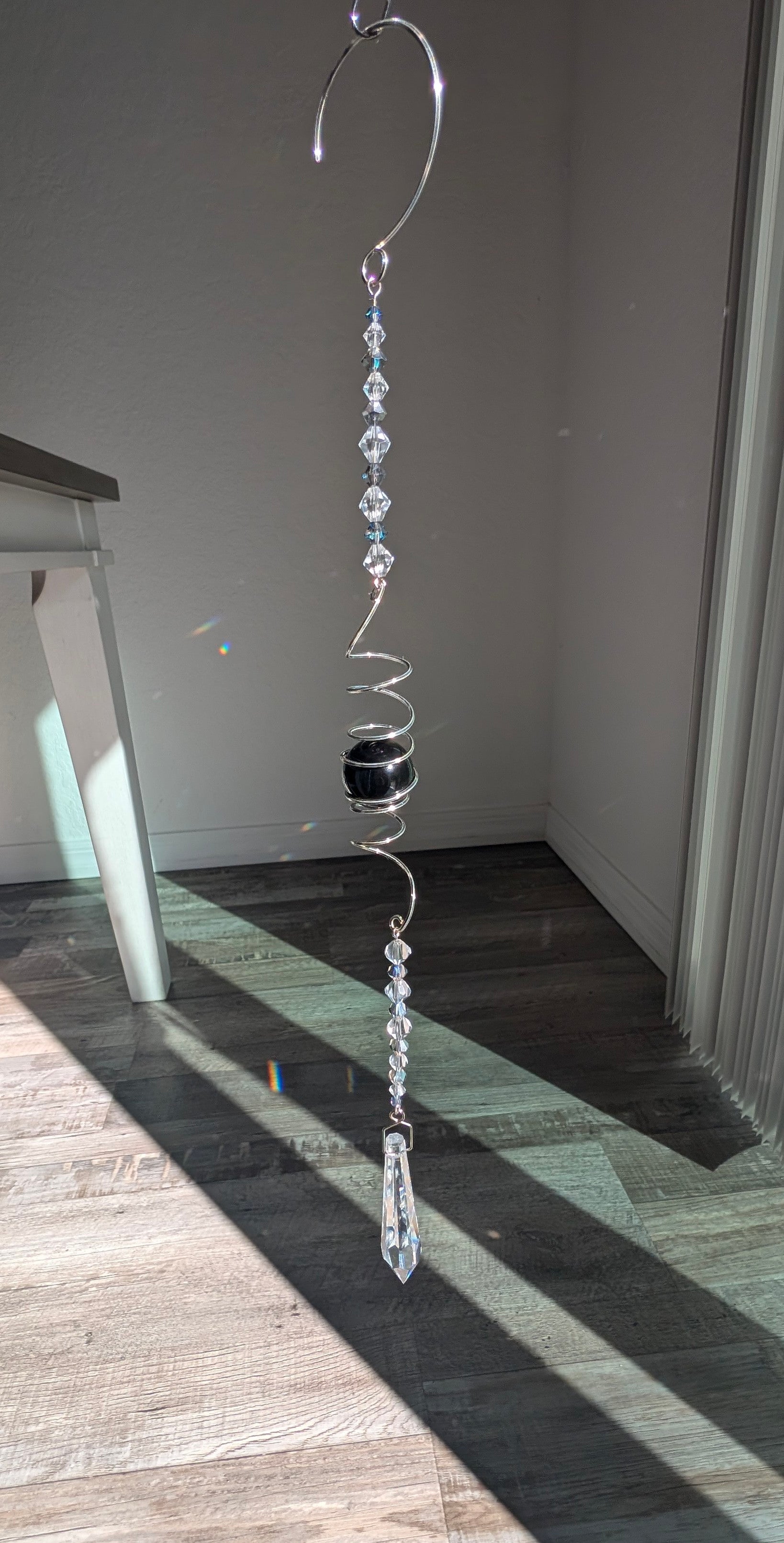 Silver Twist Suncatcher