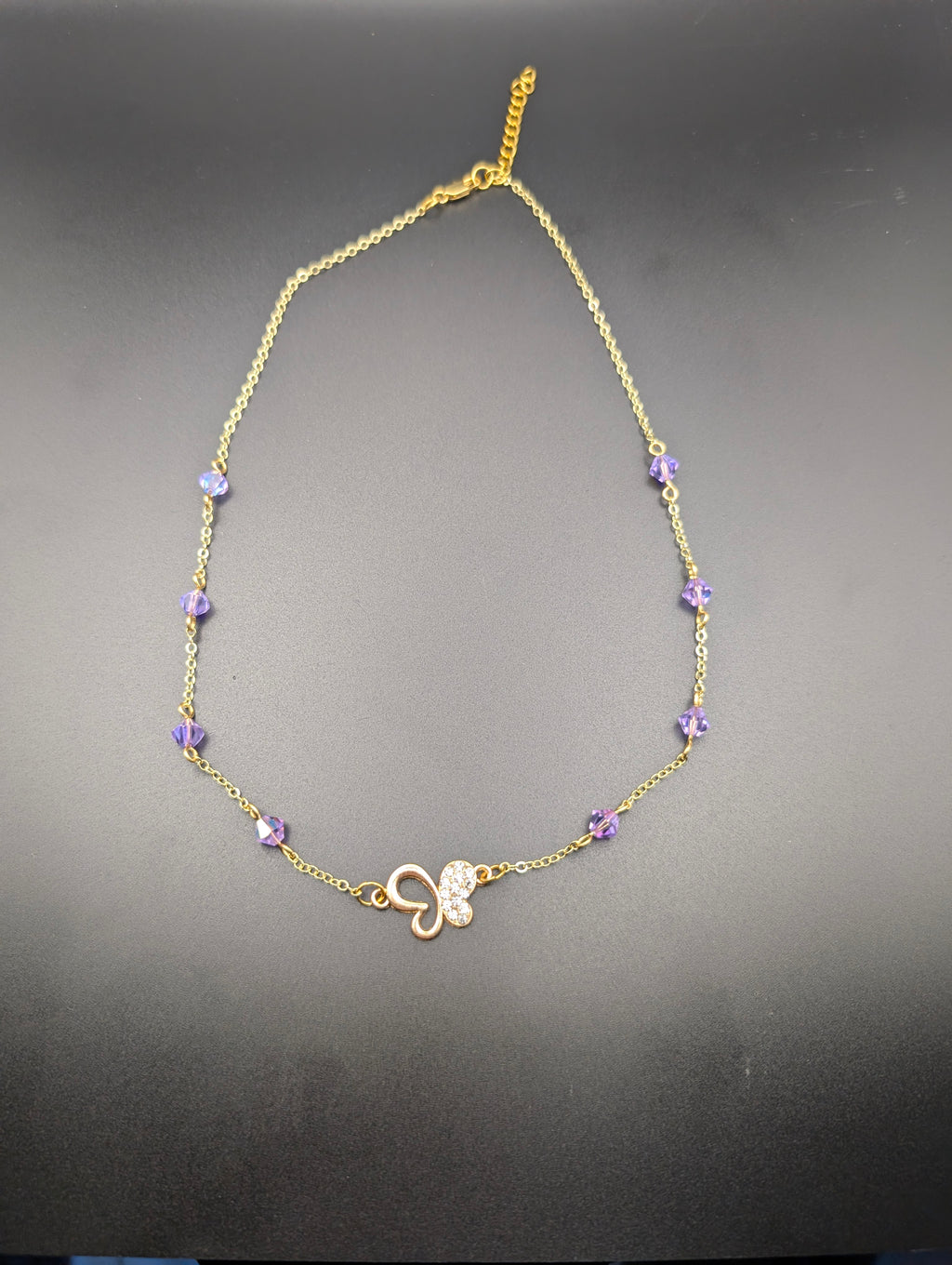 Crystal Butterfly Necklace