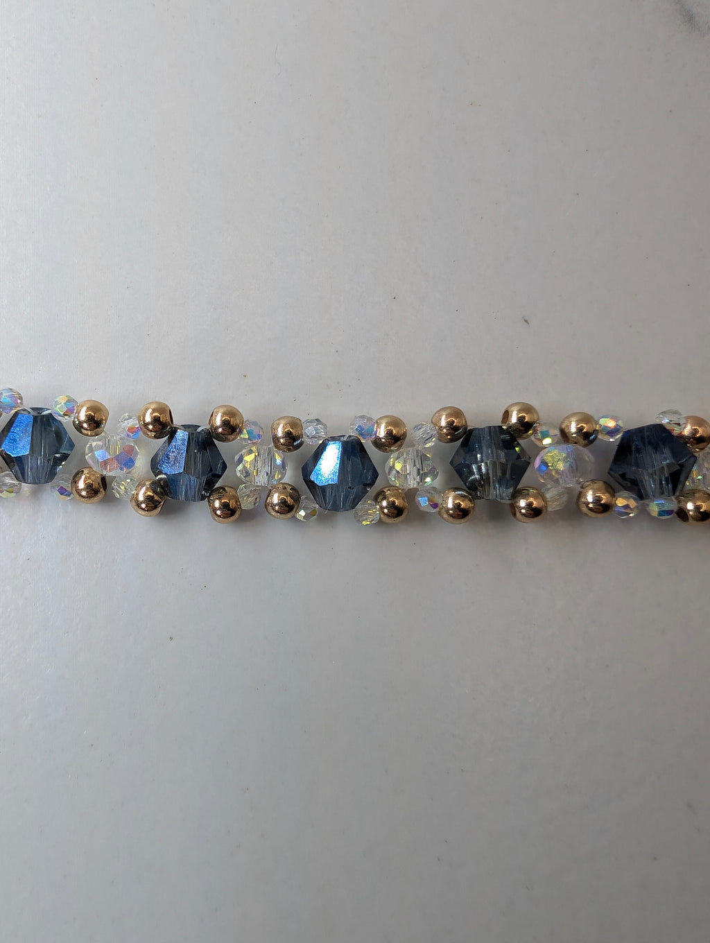 Violet Beaded Bracelet