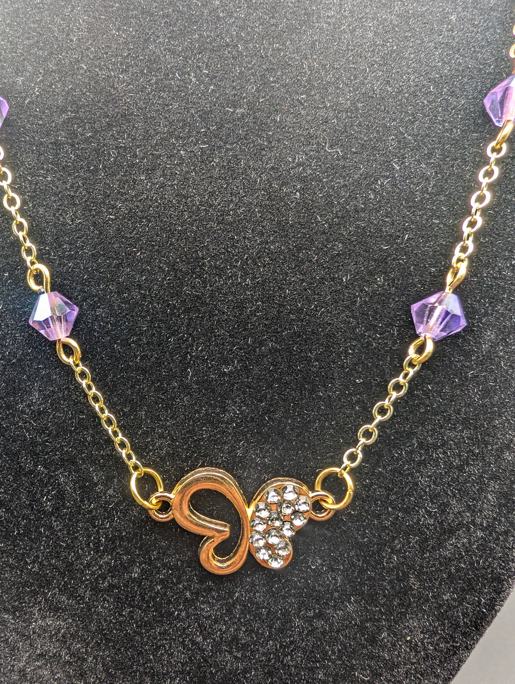 Crystal Butterfly Necklace