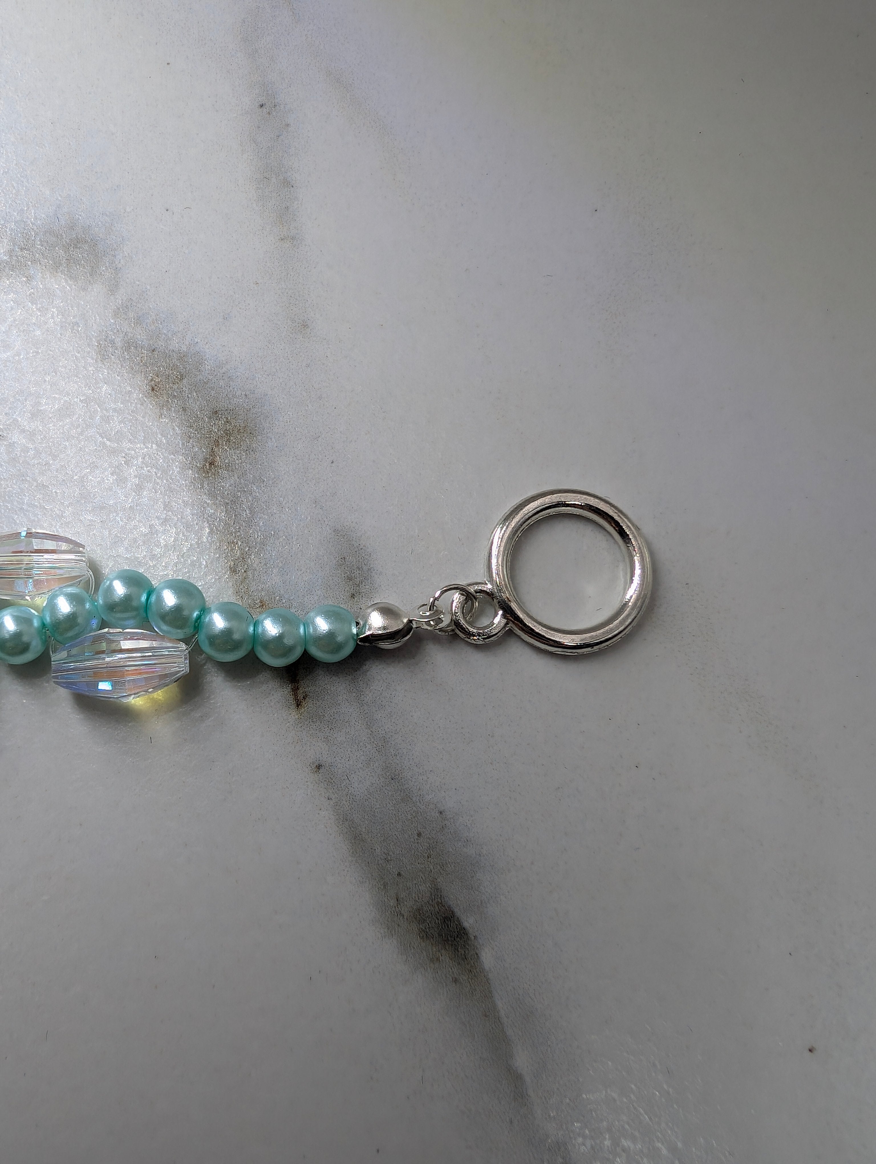 Teal Pearl Bracelet
