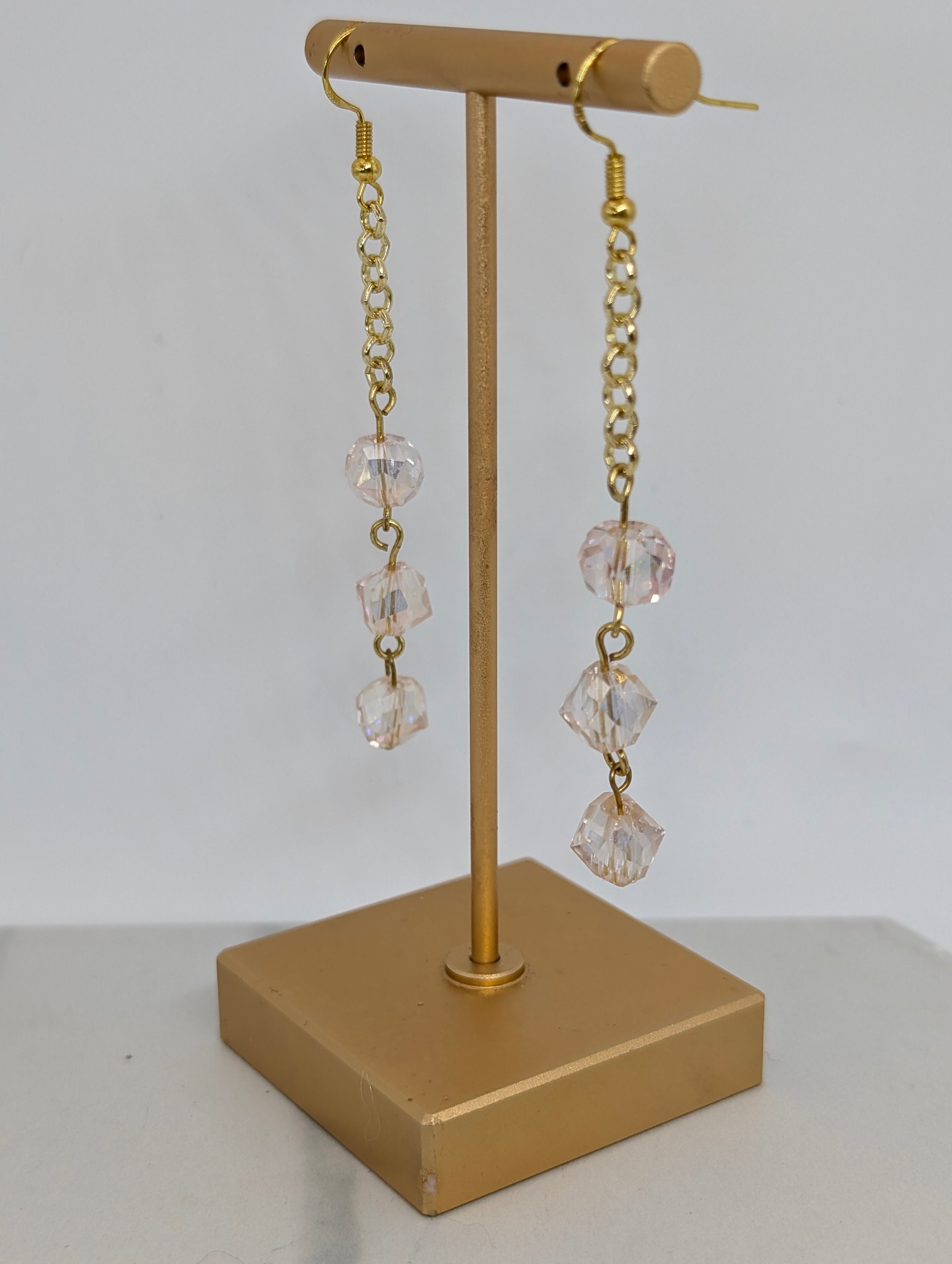 Pink Dangle Earrings